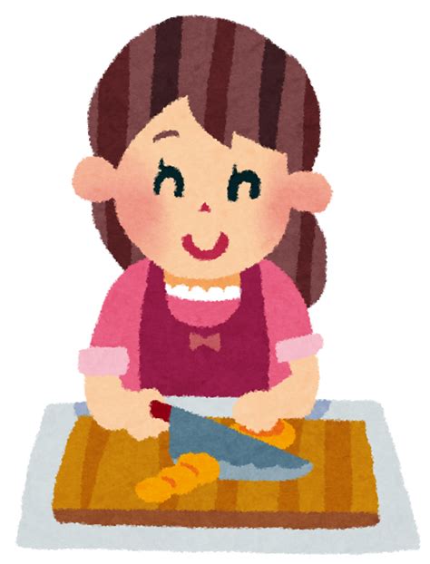 料理のイラスト「女性」 かわいいフリー素材集 いらすとや