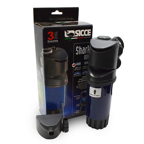 Shark Adv 400 Internal Aquarium Filter 106 Gph Sicce