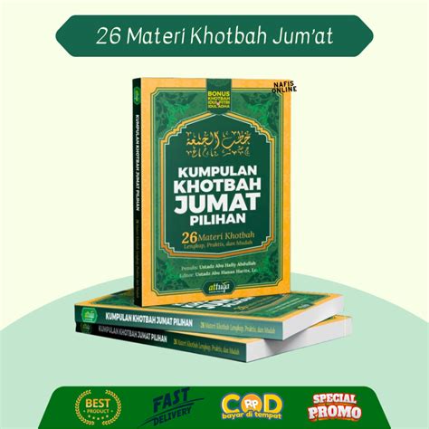 Jual Kumpulan Materi Khutbah Jumat Pilihan Lengkap Praktis Dan Mudah