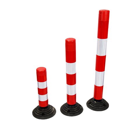 Bouncing Reflective Traffic Bollard Collapsible Cm Easy To Separate