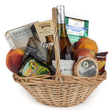 Wine and Fruit Gift Basket