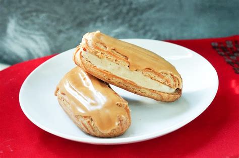 Apple And Caramel Eclairs Recipe By Amrita Rawat