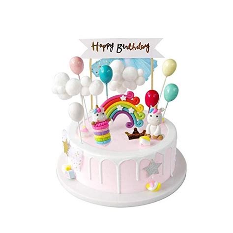 Izoel D Coration G Teau Licorne D Co Anniversaire Fille With Ba