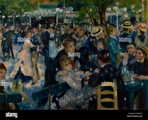 Auguste Renoir - Dance at Le Moulin de la Galette Stock Photo - Alamy