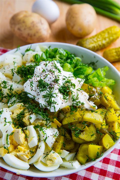 Salade De Pommes De Terre Aux Cornichons L Aneth