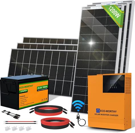 Eco Worthy Solar Power Kit Review Manxonthebanx