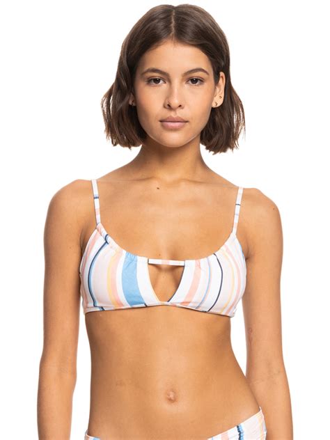 Printed Beach Classics Top De Bikini Bralette Para Mujer Roxy