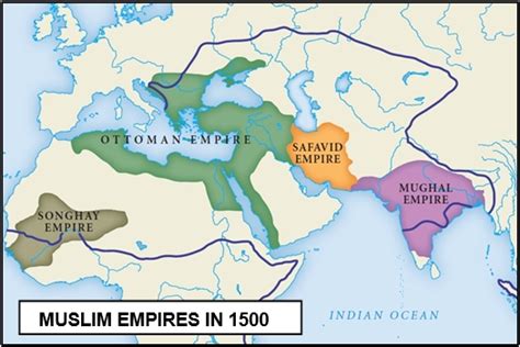 Safavid Empire World Map