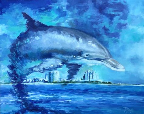 M A D S Art Gallery Artwork Dolphin Fantasia