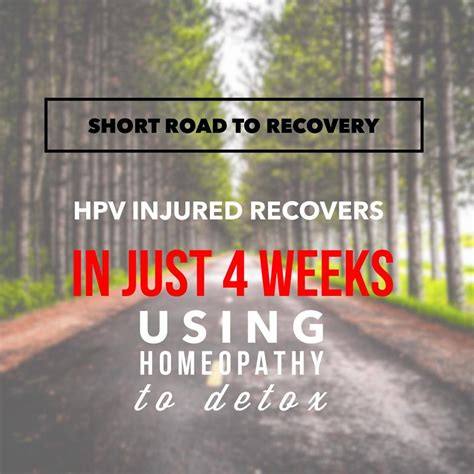 HPV Vaccine side effects gone in 4 weeks using homeopathy