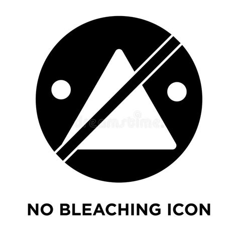 No Bleaching Icon Vector Isolated On White Background No Bleaching