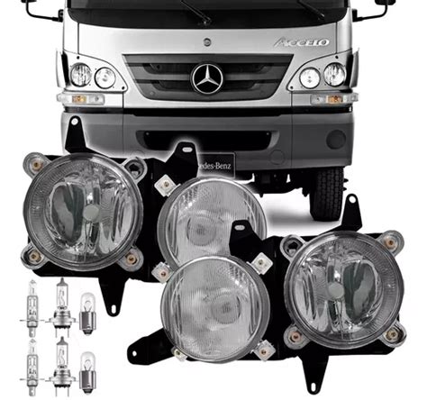 Par Farol Lampada Mercedes Benz Acello Novo Frete Gr Tis