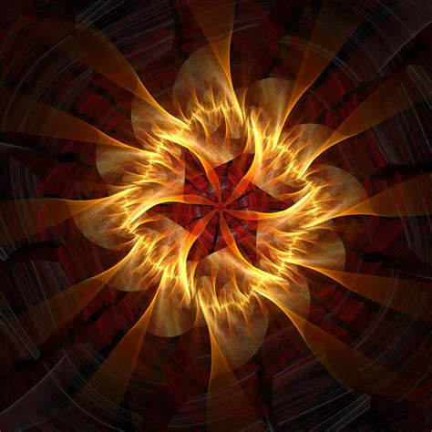 Flaming Star II by eReSaW on DeviantArt