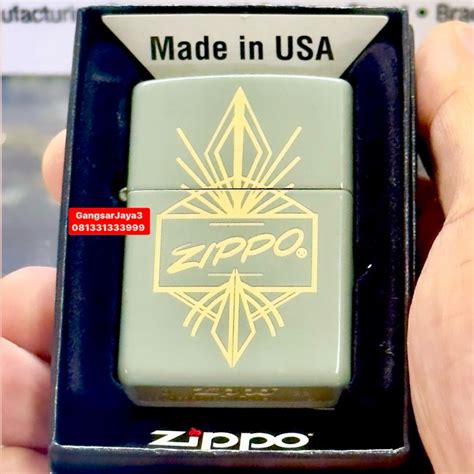 Jual Korek Zippo Original Usa Zippo Script Design Shopee Indonesia