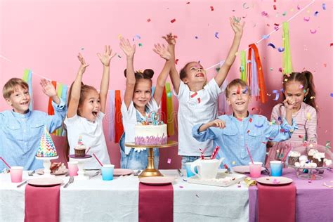 Crazy Kids Having A Cool Party Stock Image - Image of friends, festive: 161599865