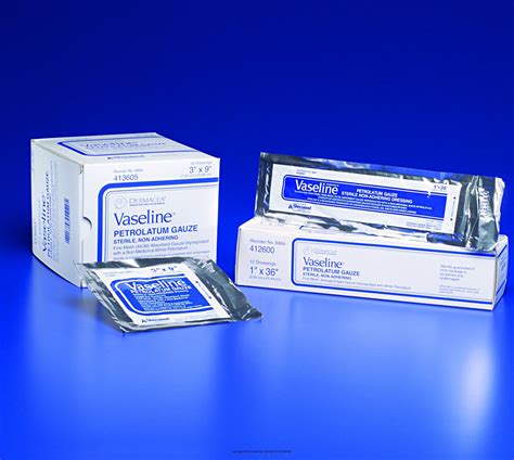 Vaseline Petrolatum Gauze 3″x9″ 50bx Medical Supply Usa