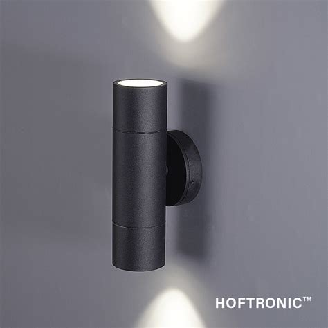 Led Wall Light Dax Black Hoftronic