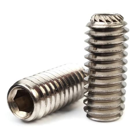 Stainless Steel Knurled Cup Point Socket Set Screws