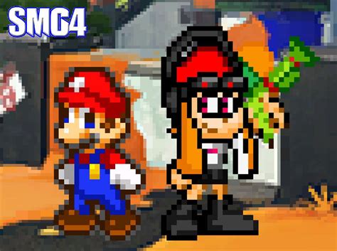 Smg4 Mario X Meggy By Beewinter55 Mario Concept Art Characters Hot