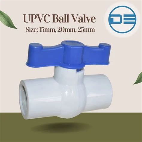 Water Upvc Ball Valve Nominal Pipe Size 1 1 2 0 Inch At Best Price