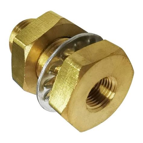 Npt Female Brass Bulkhead Fitting Coyote Gear