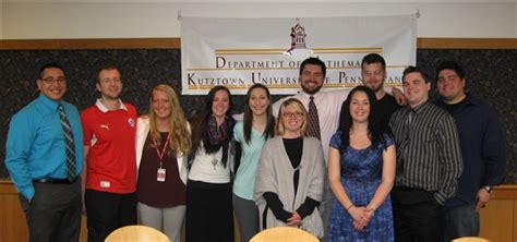 Ku Math Department News 2014 15 Kutztown University