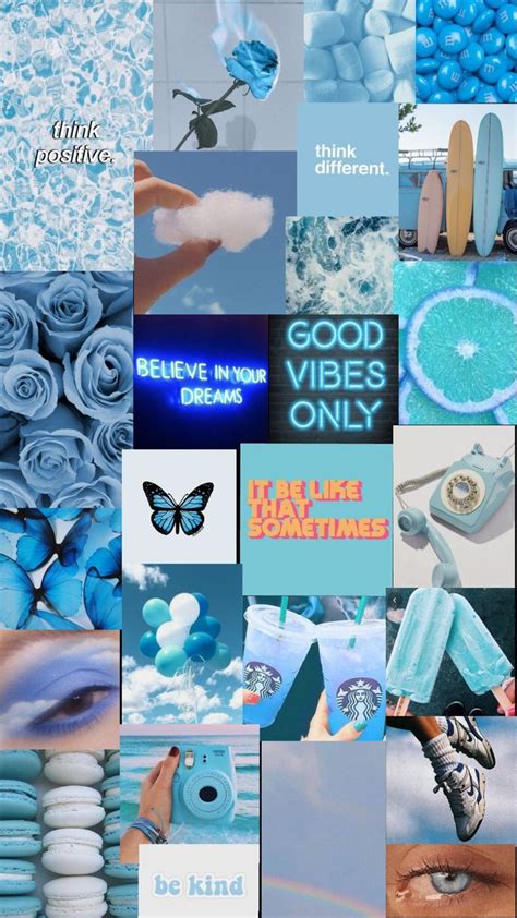 Blue tumblr collage wallpaper | Laptop wallpaper, Wallpaper, Collage