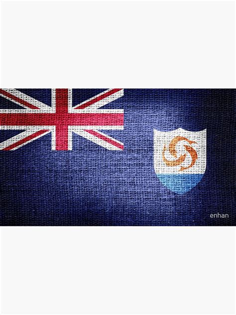 Anguilla Flag Sticker For Sale By Enhan Redbubble