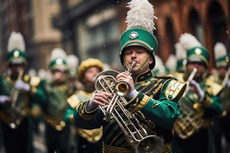 Premium Photo The Vibrant Spirit Of St Patricks Day In A Bustling