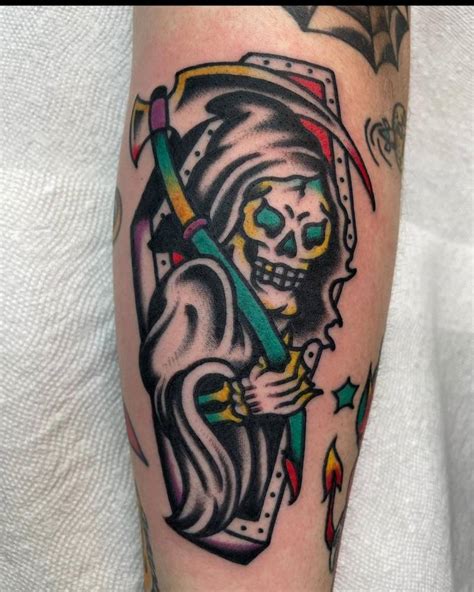 Grim Reaper Forearm Tattoos Feetmac