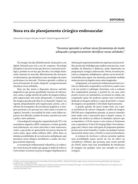 Pdf Nova Era Do Planejamento Cir Rgico Endovascular Dokumen Tips