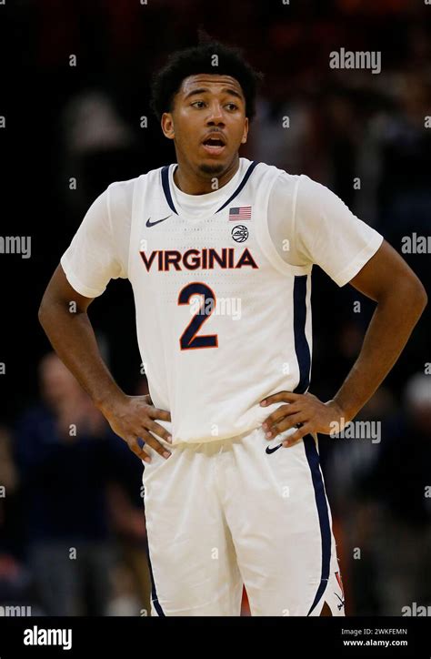 Charlottesville Va February Virginia Cavaliers Guard Reece