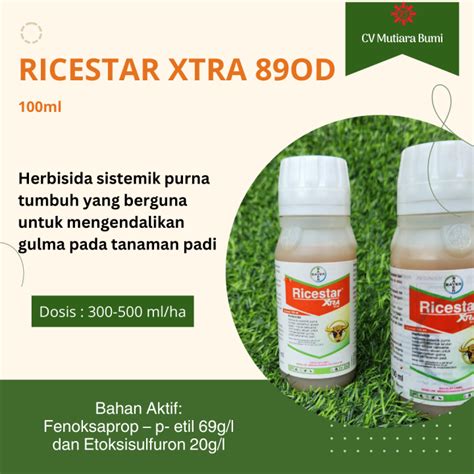 Herbisida Ricestar Xtra 89OD 100ml Pengendali Teki Dan Gulma