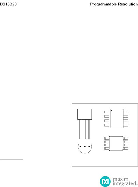 Ds B Datasheet By Maxim Integrated Digi Key Electronics