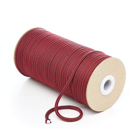 Red And Black Stripe Cord Lace By Kalsi Cords Uk Manufacturers