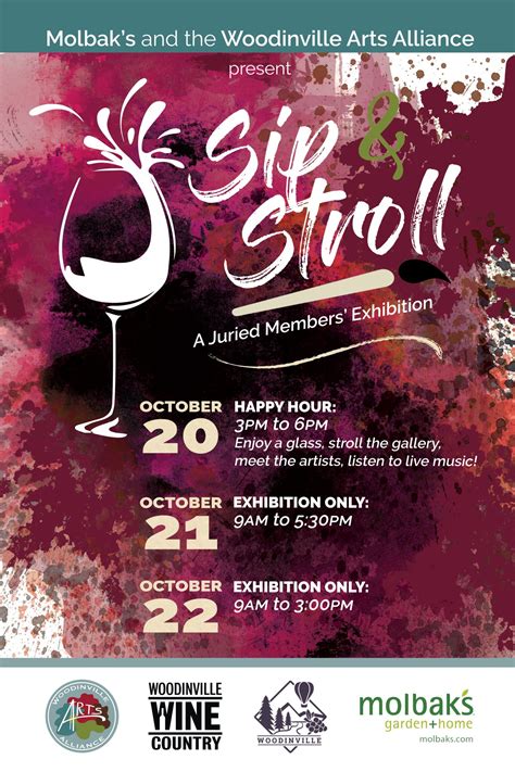 Sip Stroll Juried Art Exhibition Visit Woodinville