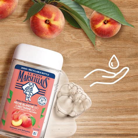 Le Petit Marseillais White Peach Nectarine Bio Gel Douche Doux