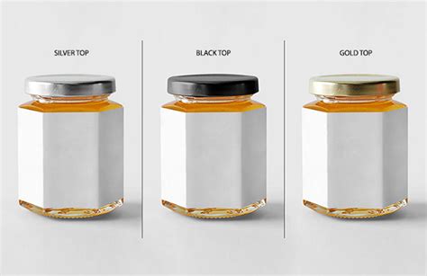 Free Honey Jar Mockup (PSD)