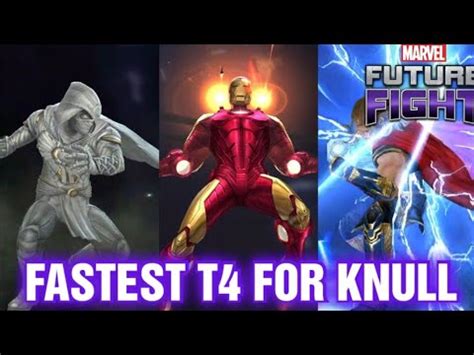 T4 Characters Comparison Vs Knull Marvel Future Fight Mff