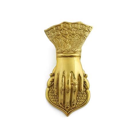 shined brass victorian hand clip  sizes