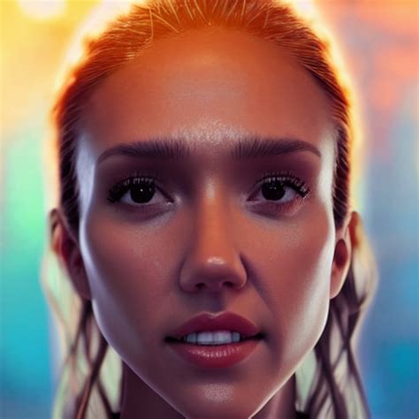 Prompthunt Jessica Alba Selfie K Ultra Realistic Lens Flare