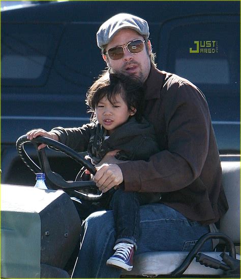 Pitt & Pax's New Year's Eve Ride: Photo 826561 | Angelina Jolie, Brad ...