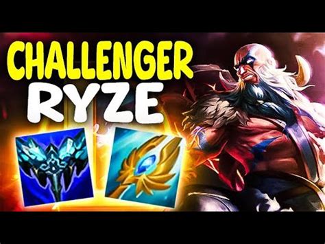 Rank 1 Ryze Stomps Challenger Game YouTube