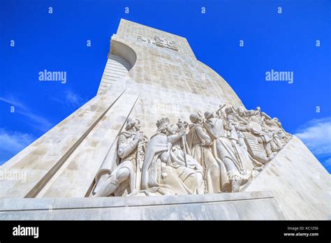 Lisbon Discoveries Monument Stock Photo - Alamy