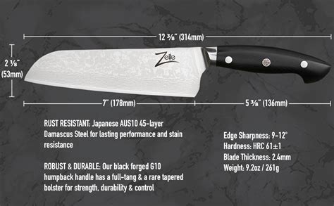 Amazon Zelite Infinity Inch Santoku Knife Japanese Chef Knife