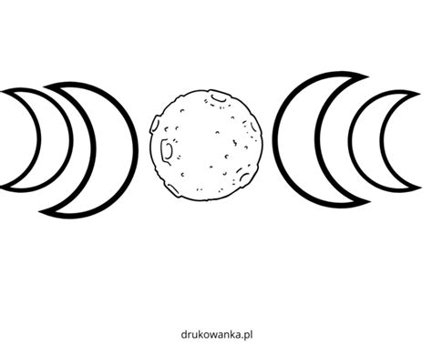 Livre De Coloriage Les Phases De La Lune Imprimer Et Mettre En Ligne