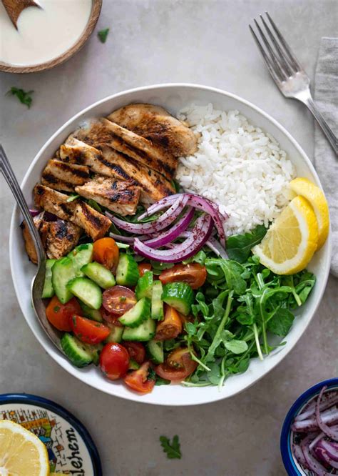 Chicken Shawarma Rice Bowl - Palestine In A Dish