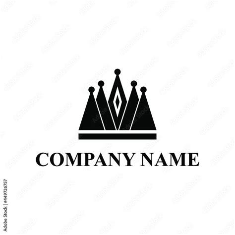 King crown silhouette logo vector Stock Vector | Adobe Stock