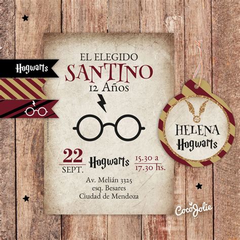 Kit Harry Potter Imprimible Personalizable