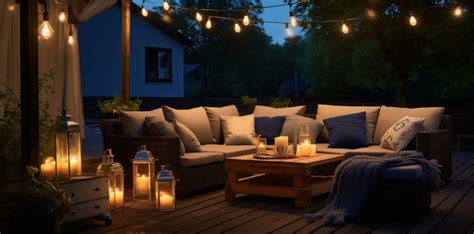 Outdoor night background with lamps 28621482 Stock Photo at Vecteezy